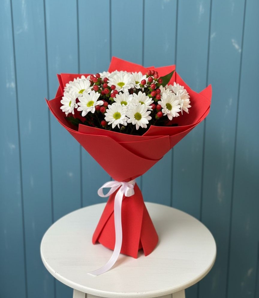 Букет цветов из: Хризантемы в Ключах