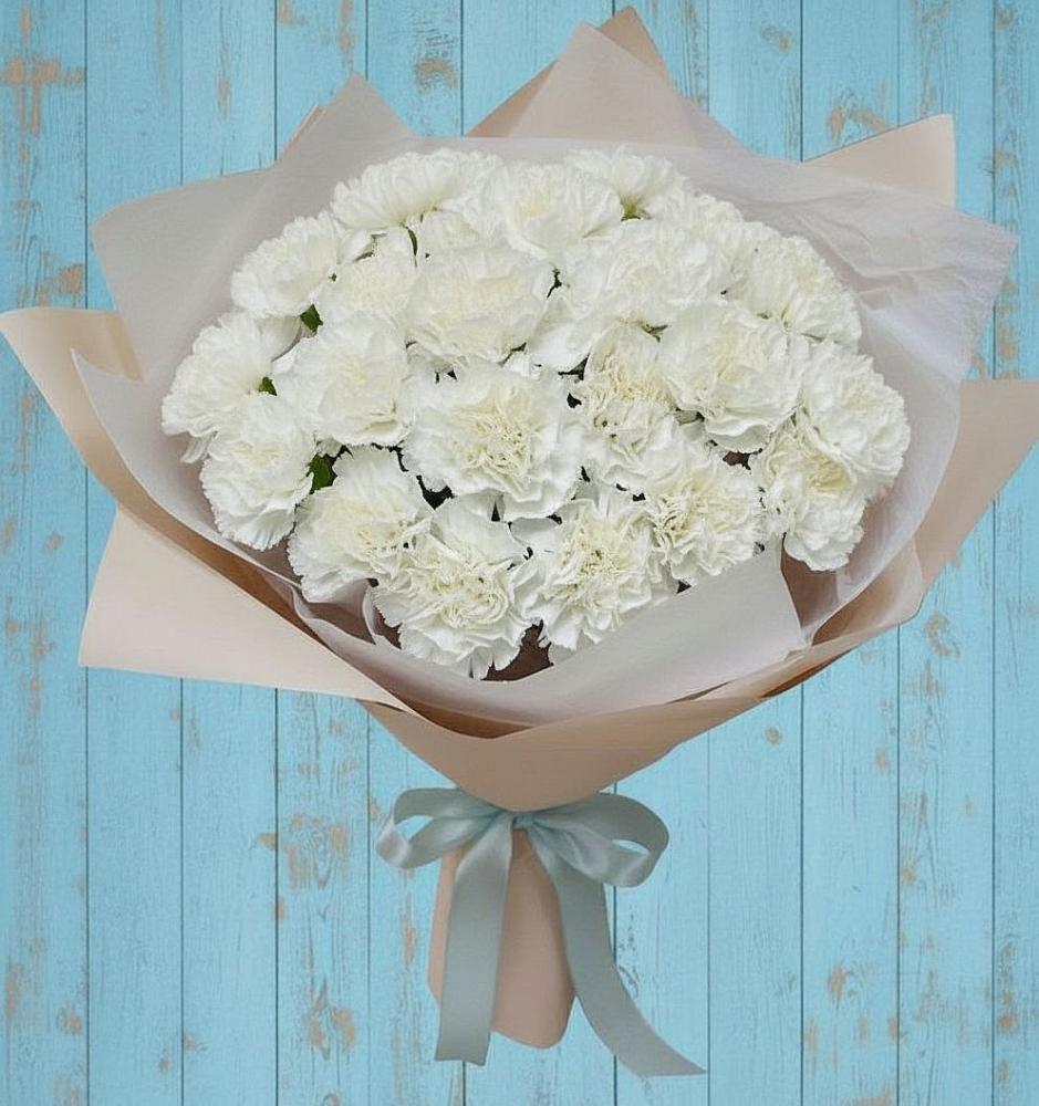 Букет цветов из: Гвоздики в Ключах