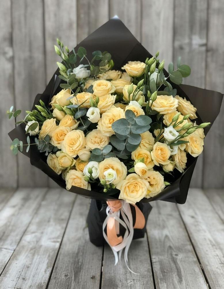 Букет цветов из: Розы и Лизиантусы в Ключах