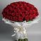 Букет 101 Красная роза Блэк Мэджик в Ключах
