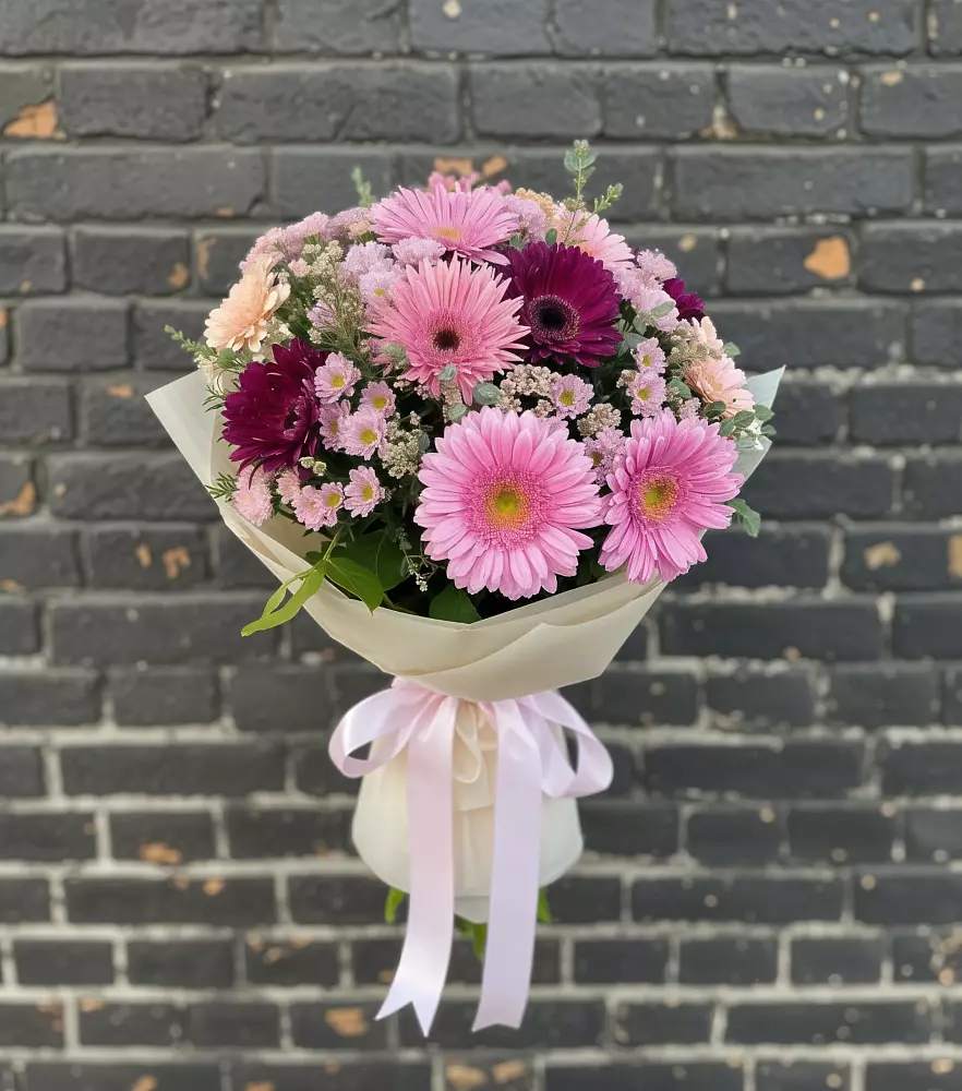 Букет цветов из: Герберы и Хризантемы в Ключах