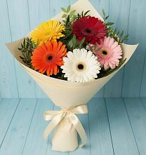 Букет цветов из:  Герберы в Ключах