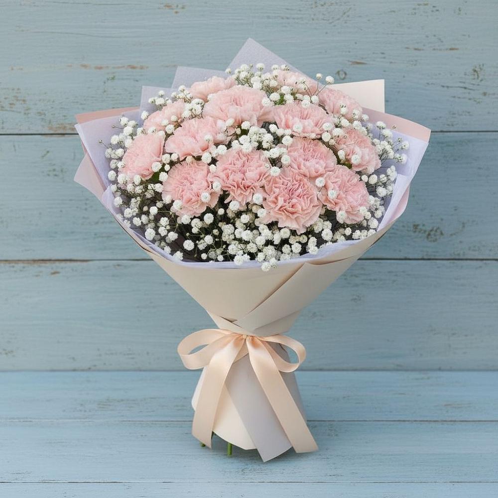 Букет цветов из: Гвоздики в Ключах