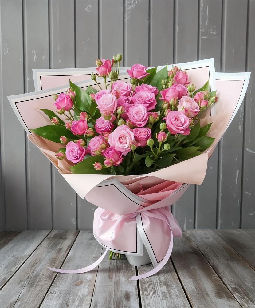 Букет Розовый кустик в Ключах