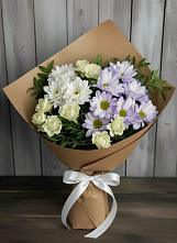 Букет цветов из:  Хризантемы и Розы в Ключах