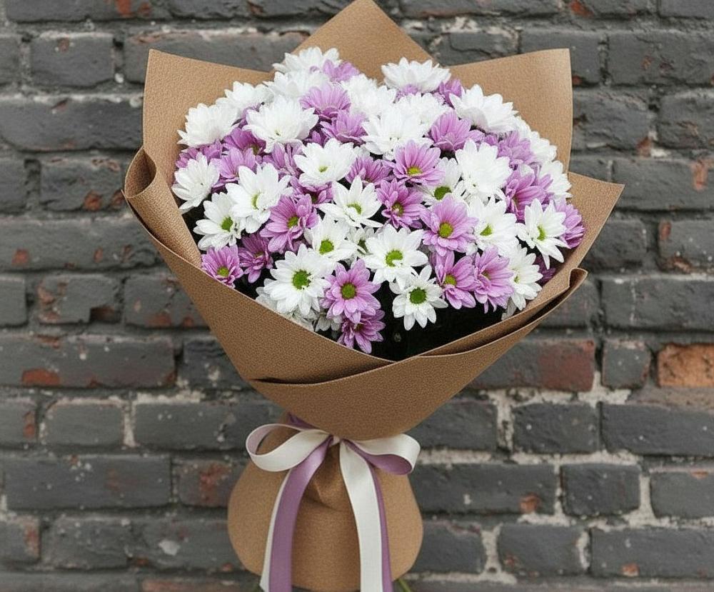 Букет цветов из: Хризантемы в Ключах