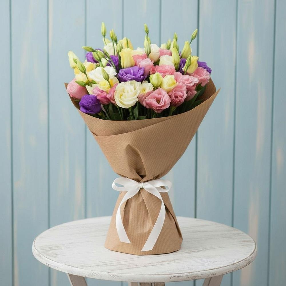 Букет цветов из: Лизиантусы в Ключах