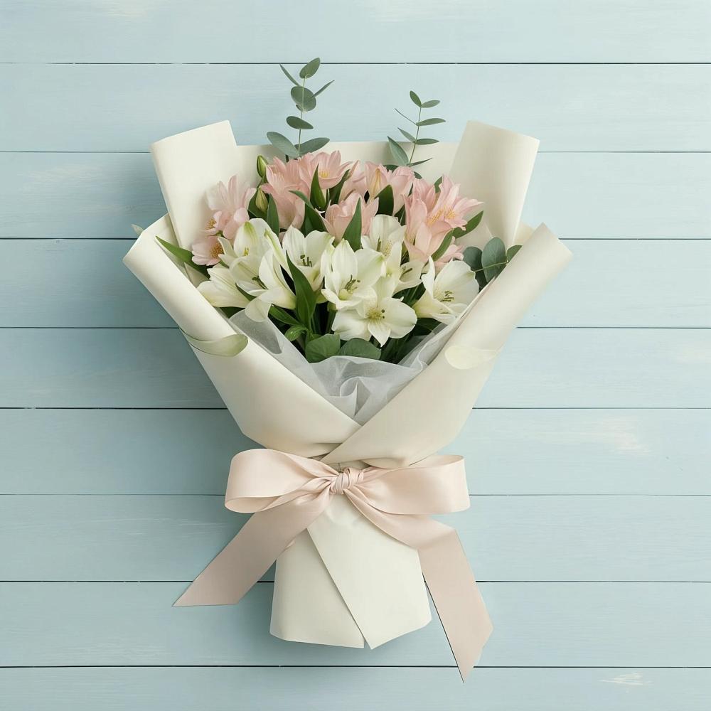 Букет цветов из: Альстромерии в Ключах