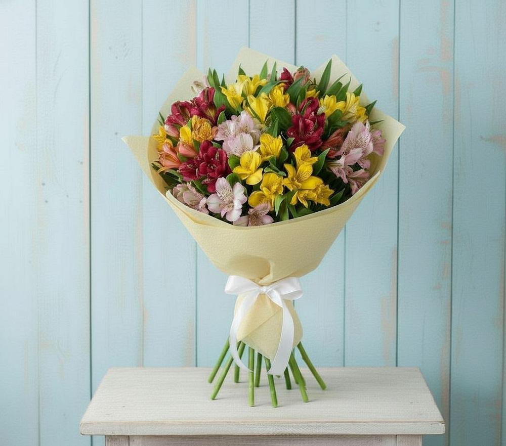 Букет цветов из: Альстромерии в Ключах