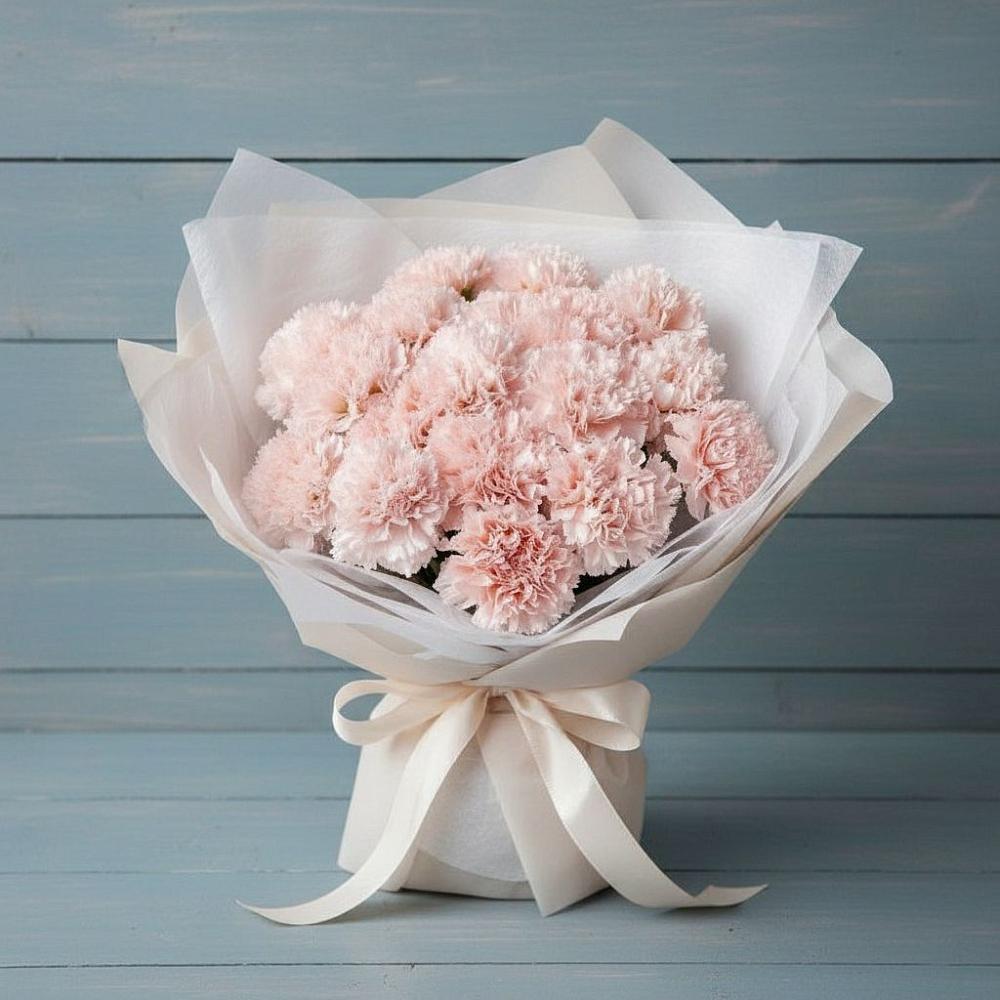 Букет цветов из: Гвоздики в Ключах