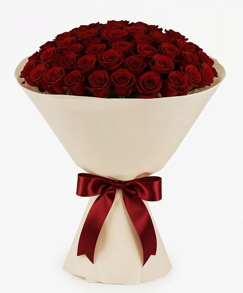 Букет 101 Бордовая роза Блэк Бакарра в Ключах