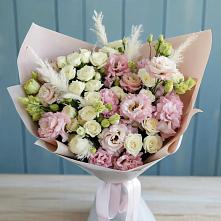 Букет цветов из:  Альстромерии и Розы в Ключах